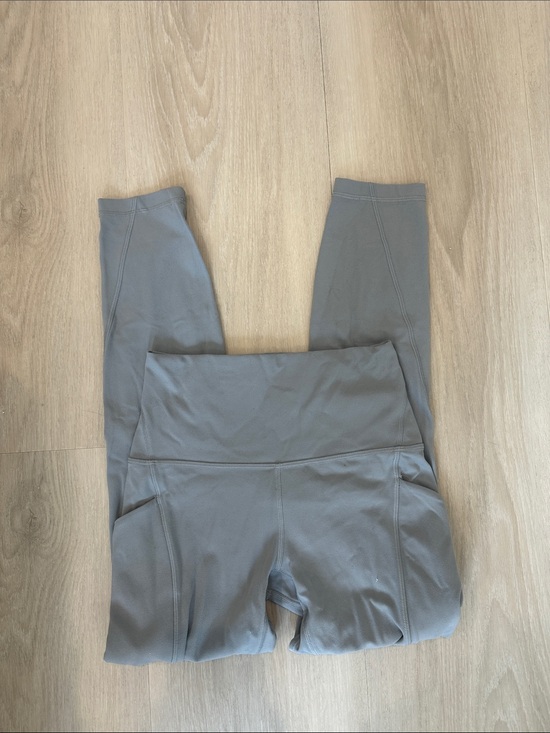 lululemon athletica Pants - lululemon Gray High-Waist Active Leggings with pockets